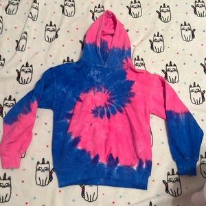 Girls tie dye hoodie sweatshirt, never worn, super soft on the inside and out.